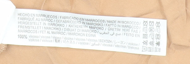 Zara Home Beige Women's Slip Dress, Size S, V-Neck