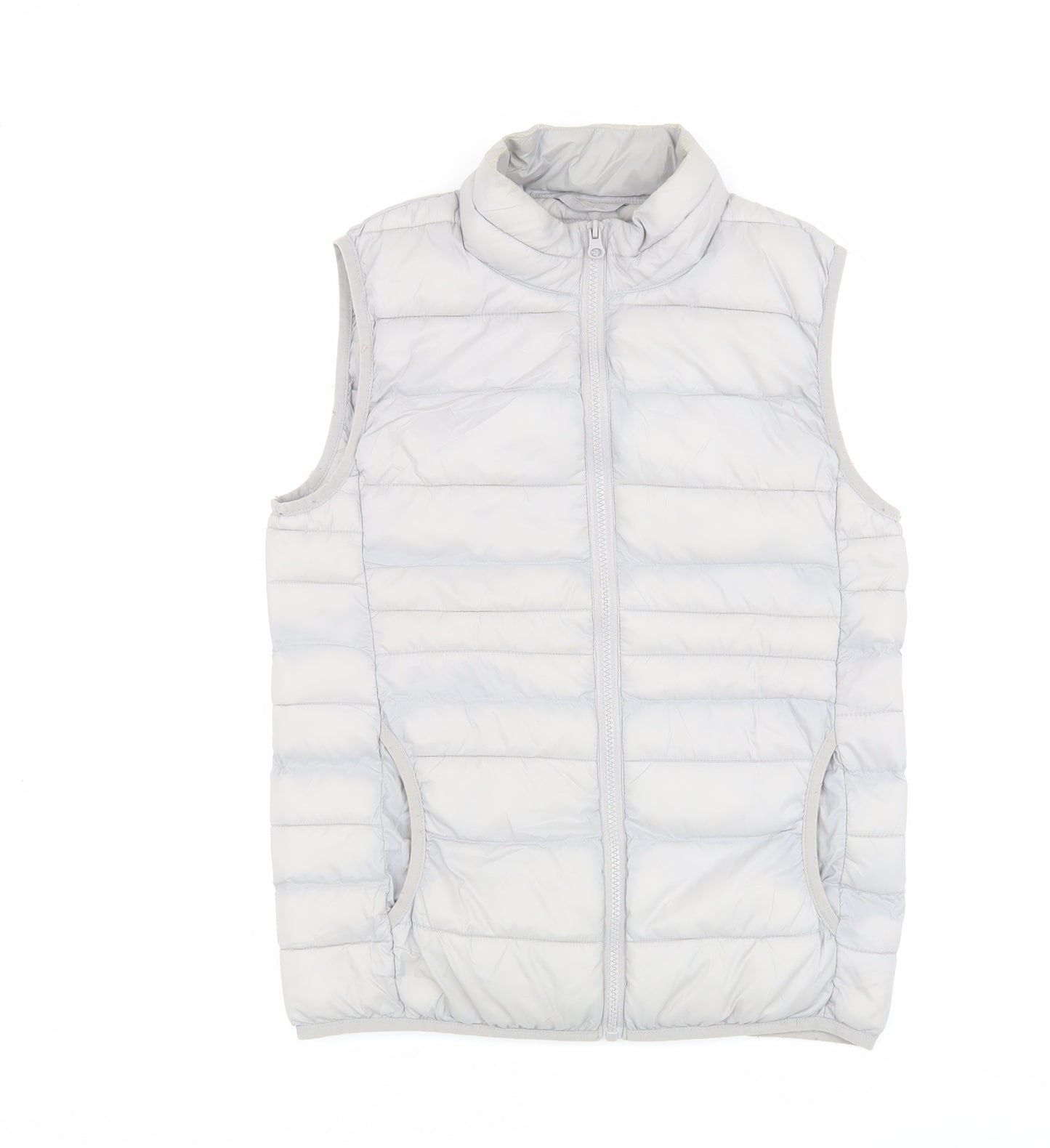 Puffa Women's Grey Puffer Waistcoat Size 8