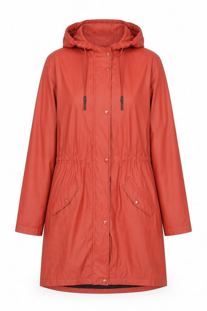 Vero Moda Women's Red Parka Jacket M - Casual Outdoor Wear