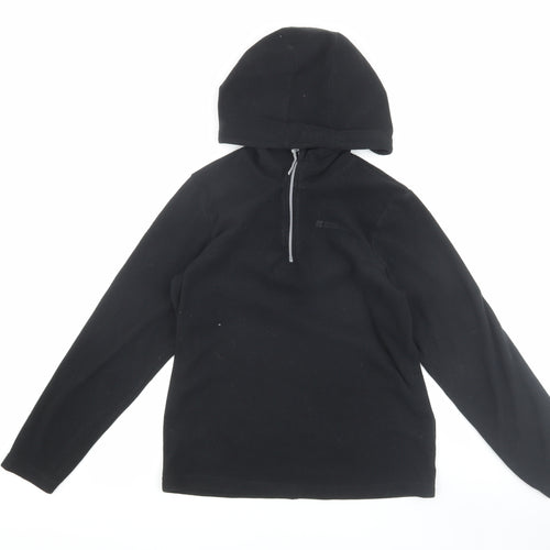 Mountain Warehouse Boys Black Fleece Hoodie 11-12 Years