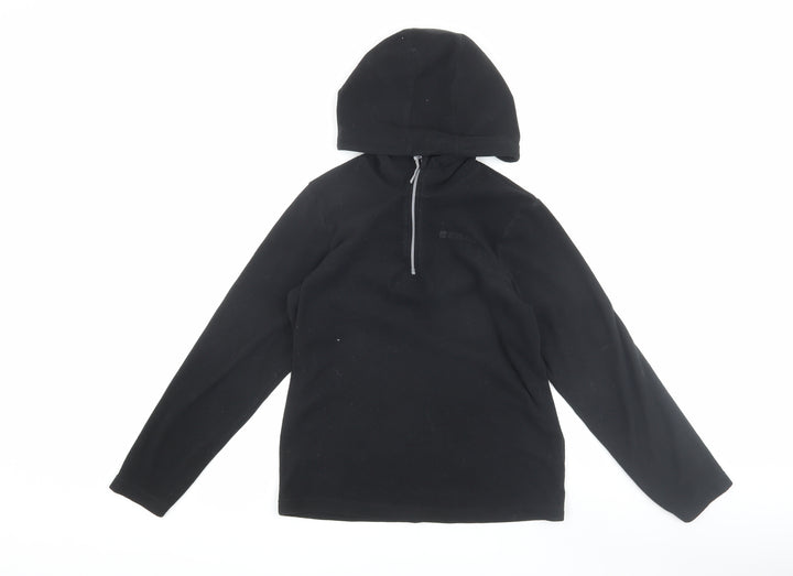 Mountain Warehouse Boys Black Fleece Hoodie 11-12 Years