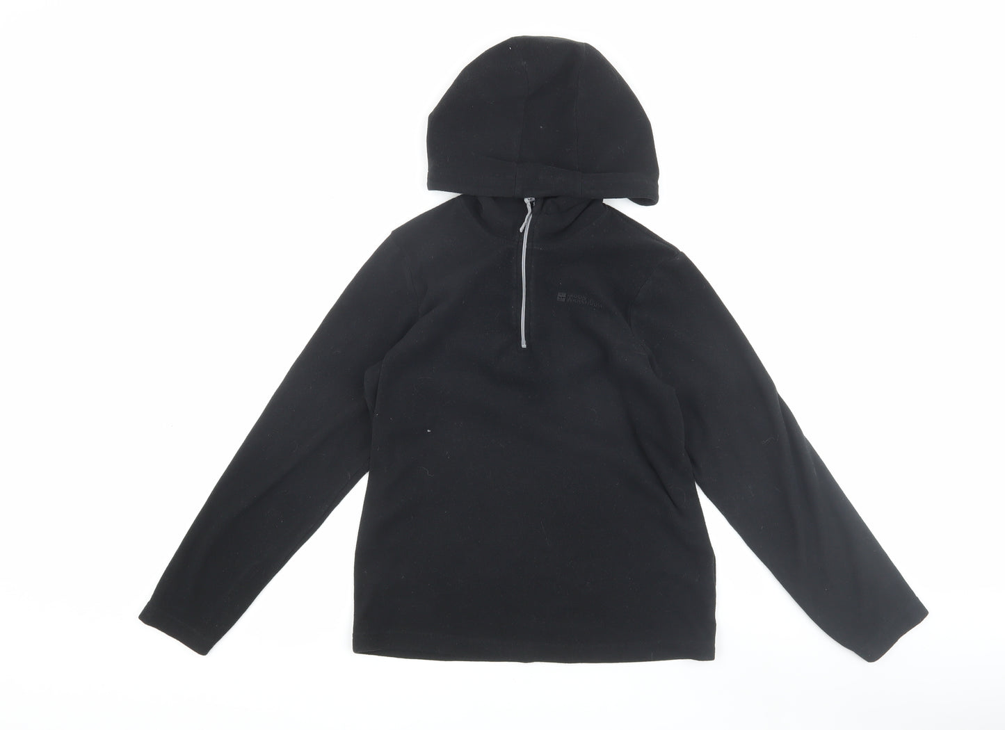 Mountain Warehouse Boys Black Fleece Hoodie 11-12 Years