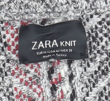 Zara Women's Multicoloured Cardigan - M, Casual Knit