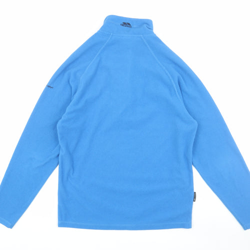 Trespass Boys Blue XS Fleece Half Zip Sweatshirt
