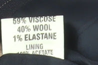 Viyella Women's Black Pinstripe Suit Jacket, Size 14