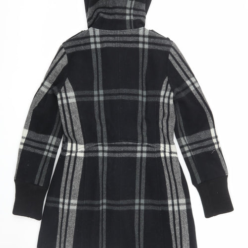 Firetrap Women's Black Wool Duffle Coat, Size S, Winter
