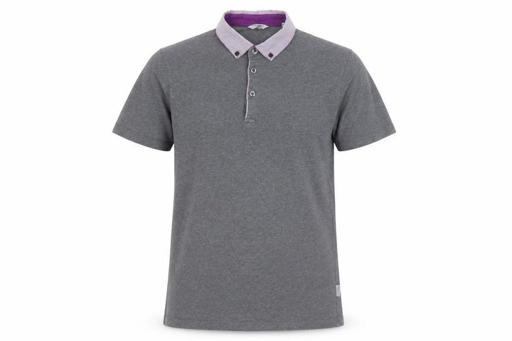 Ted Baker Men's Grey Polo Shirt Medium Short Sleeve