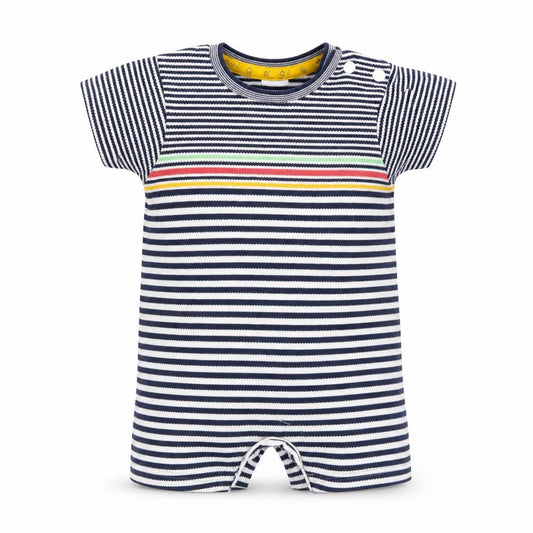 Jasper Conran Unisex Baby Blue Striped Babygrow 0-3 Months