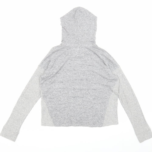 Abercrombie & Fitch Girls Grey Pullover Hoodie, Size 13-14