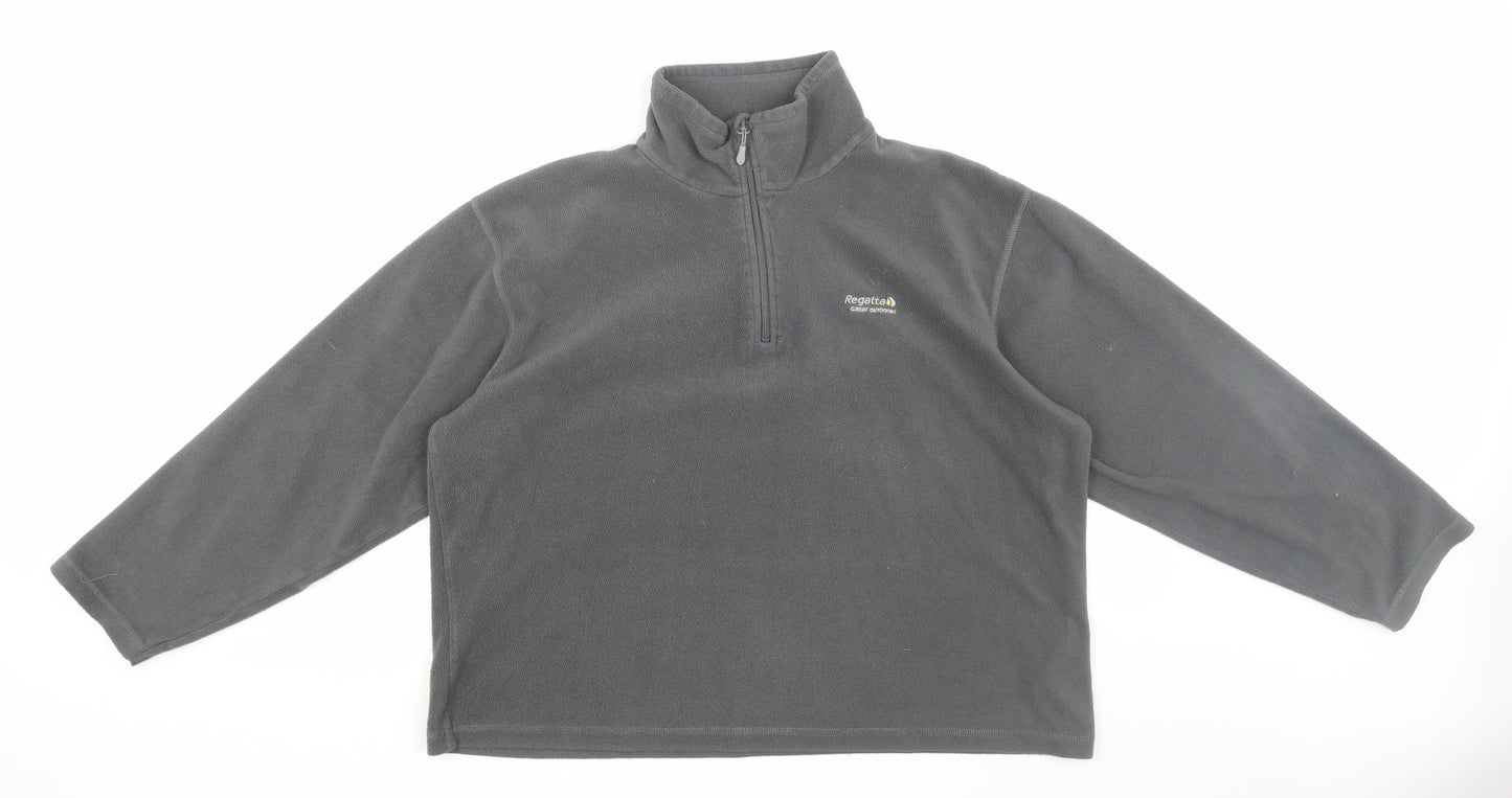 Regatta Men's Grey XL Fleece 1/4 Zip Sweatshirt - Outdoor