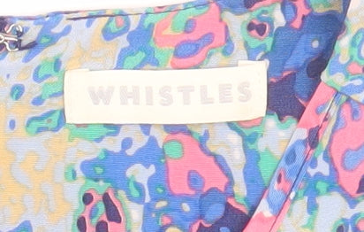 Whistles Women’s Multicoloured Silk Shift Dress Size 8