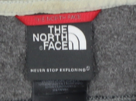 The North Face Men's Grey 1/4 Zip Sweatshirt L
