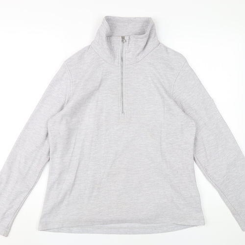 Regatta Women's Grey Pullover Sweatshirt, Size 12