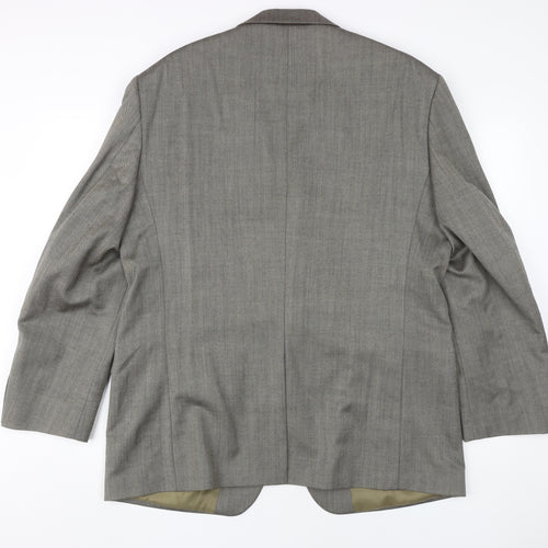 Lauren Ralph Lauren Men's Grey Blazer 44 Regular Wool