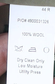 Lauren Ralph Lauren Men's Grey Blazer 44 Regular Wool