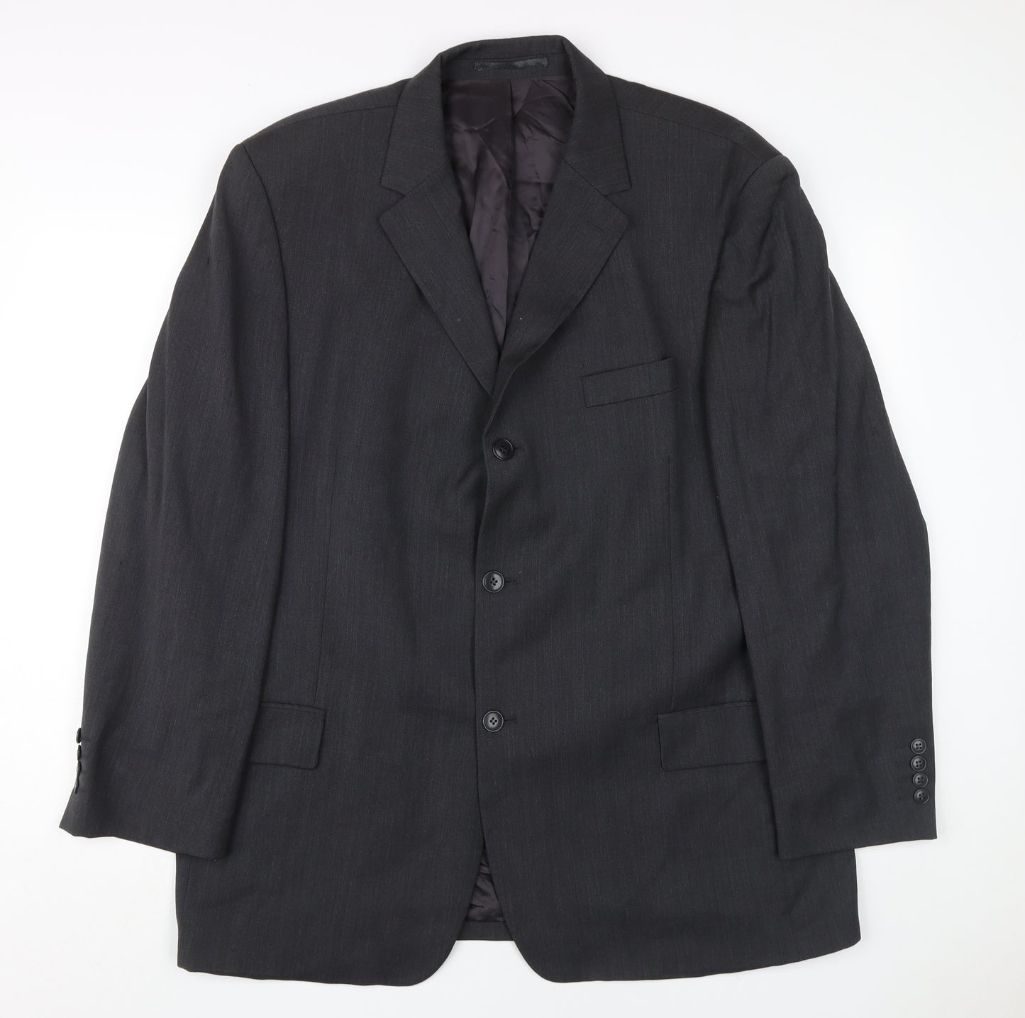Pierre Cardin Men's Black Blazer, 44 Chest, Regular Fit