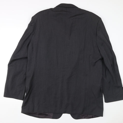 Pierre Cardin Men's Black Blazer, 44 Chest, Regular Fit