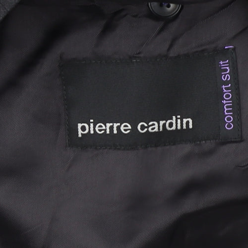 Pierre Cardin Men's Black Blazer, 44 Chest, Regular Fit