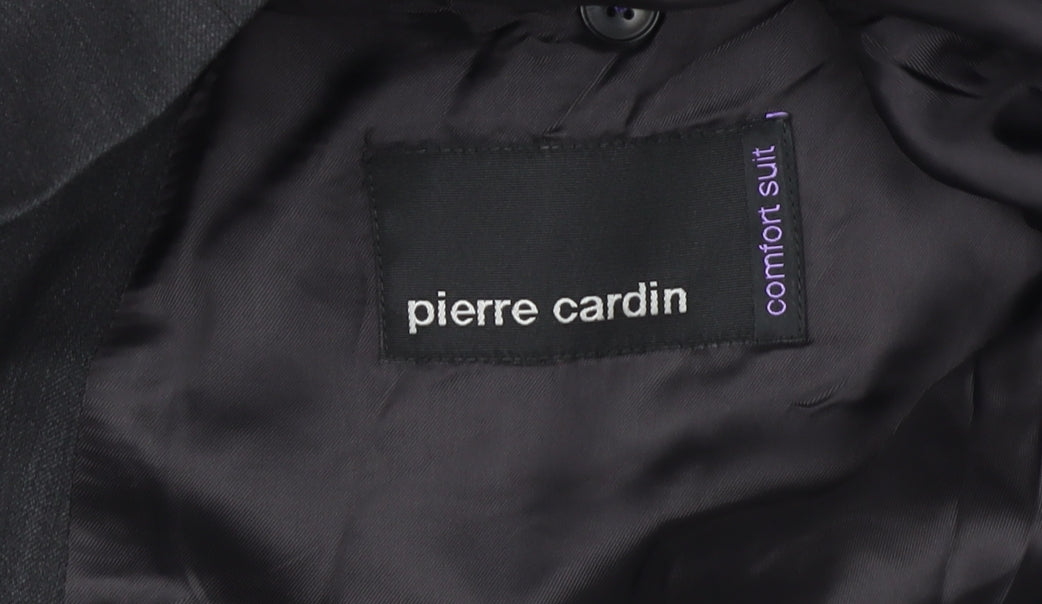 Pierre Cardin Men's Black Blazer, 44 Chest, Regular Fit