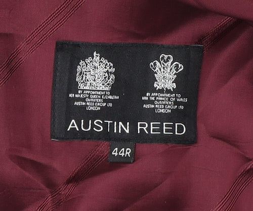 Austin Reed Men's 44R Black Wool Suit Jacket