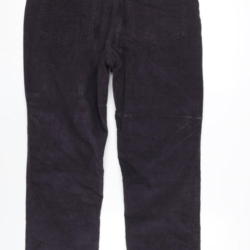 Austin Reed Men's Black Corduroy Trousers, Size 32