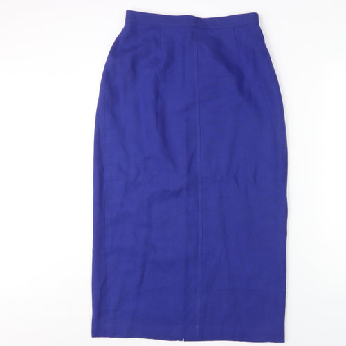 Alexon Womens Blue Pencil Skirt Size 12