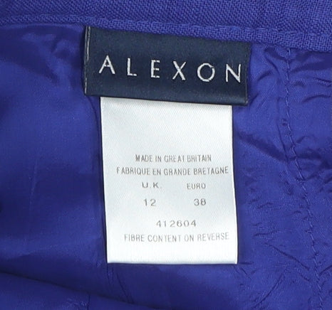 Alexon Womens Blue Pencil Skirt Size 12