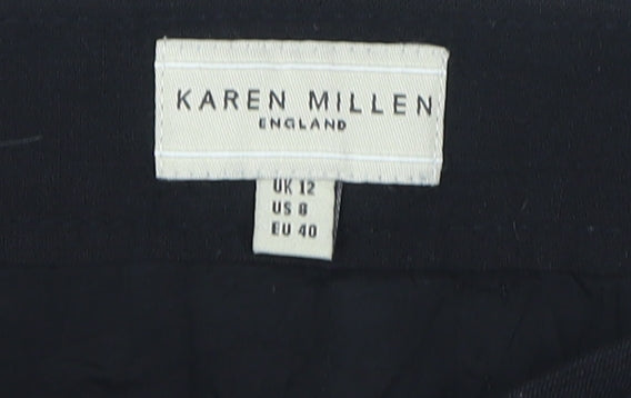 Karen Millen Women's Black Pencil Skirt Size 12