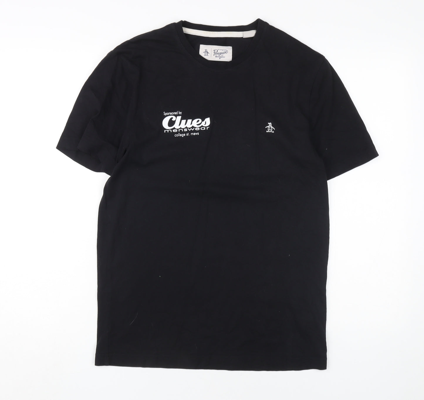 Original Penguin Men's Black Graphic T-Shirt S