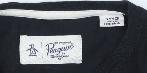 Original Penguin Men's Black Graphic T-Shirt S