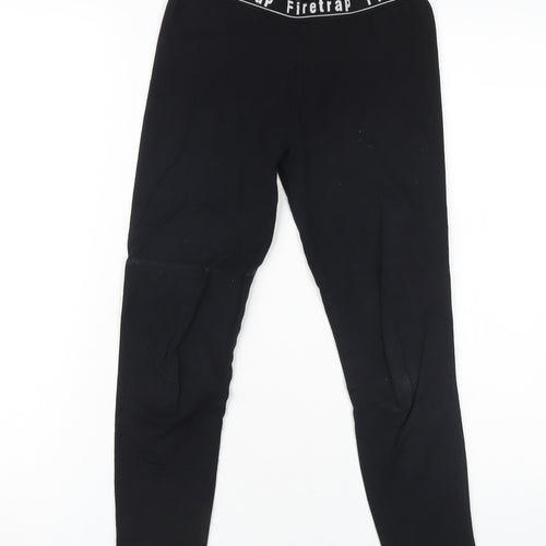 Firetrap Girls Black Ankle Leggings 11-12 Years