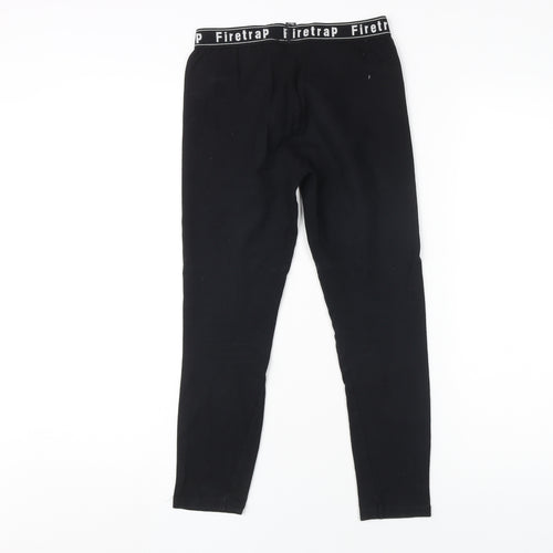 Firetrap Girls Black Ankle Leggings 11-12 Years