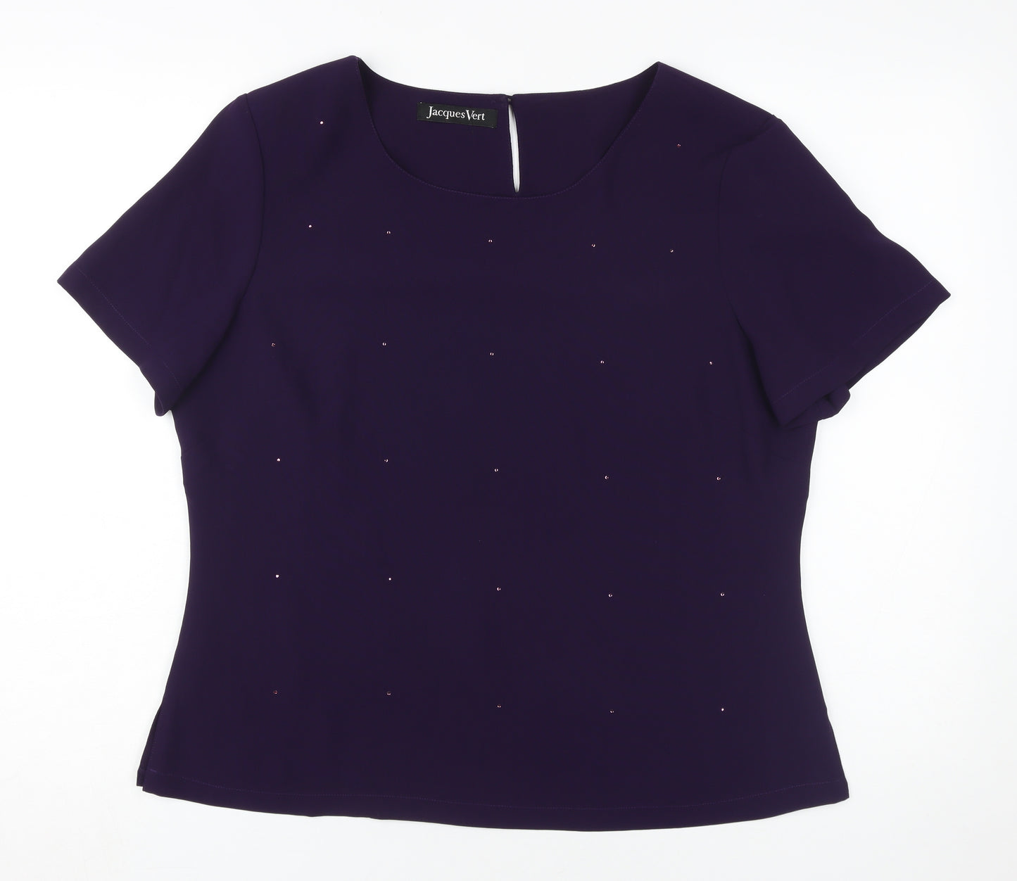 Jacques Vert Women's Purple Blouse UK 14