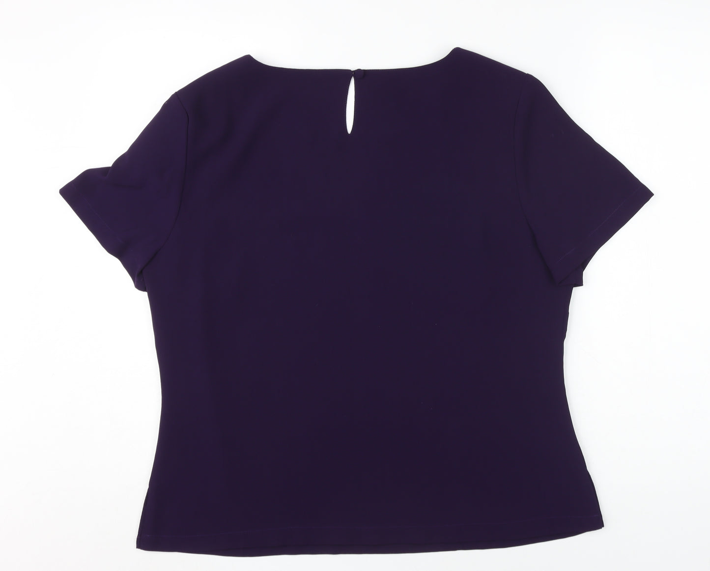Jacques Vert Women's Purple Blouse UK 14