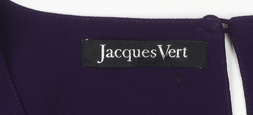 Jacques Vert Women's Purple Blouse UK 14
