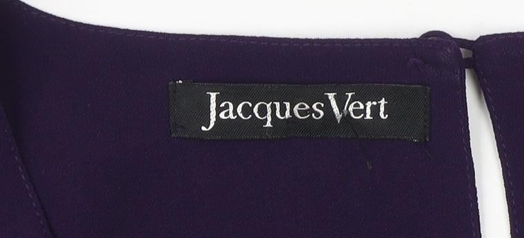 Jacques Vert Women's Purple Blouse UK 14