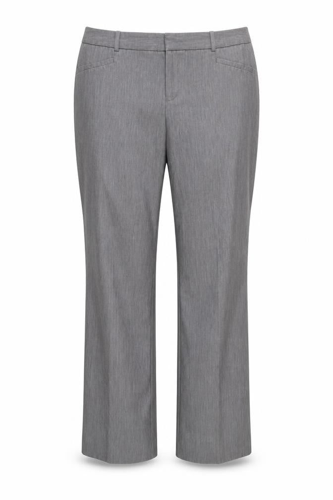 Front view of DKNY Women's Grey Dress Pants, size 14