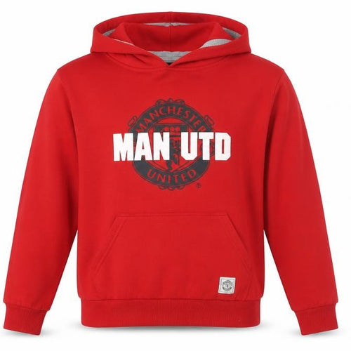Manchester United Boys Red XL Hoodie Sports Pullover