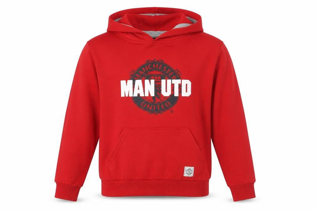 Manchester United Boys Red XL Hoodie Sports Pullover