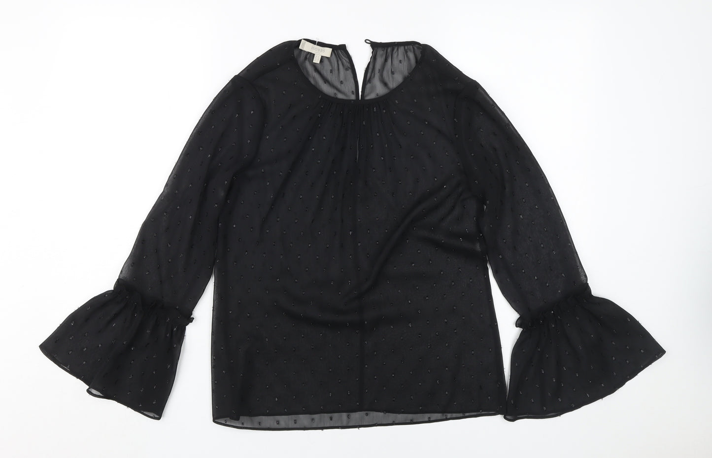 Hobbs Women's Black Tunic Blouse, Size S
