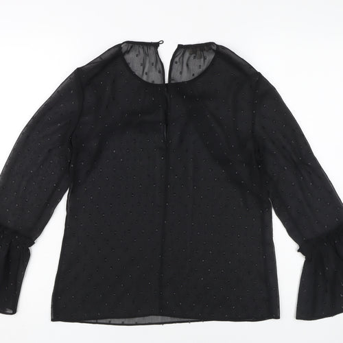 Hobbs Women's Black Tunic Blouse, Size S