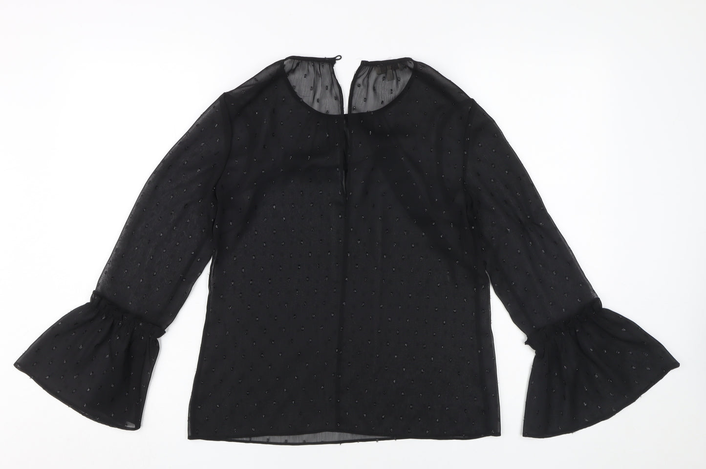 Hobbs Women's Black Tunic Blouse, Size S