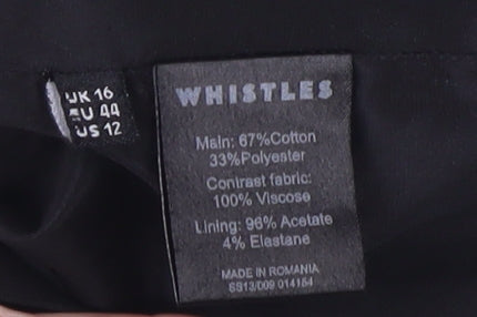 Whistles Women's Multicoloured Pencil Skirt Size 16