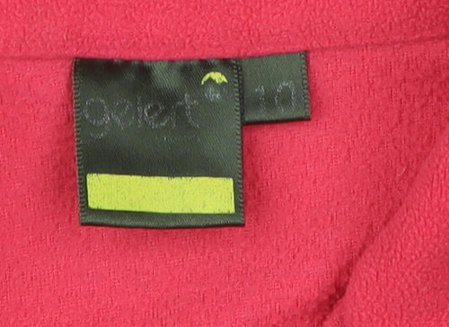 Gelert Women's Red Fleece Pullover Sweatshirt Size 10