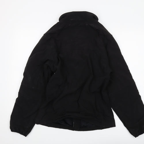 BOY-COT Men's Black Soft Shell Jacket S Regular Fit