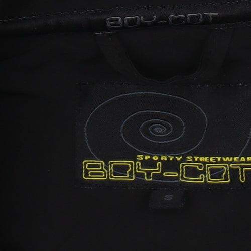 BOY-COT Men's Black Soft Shell Jacket S Regular Fit