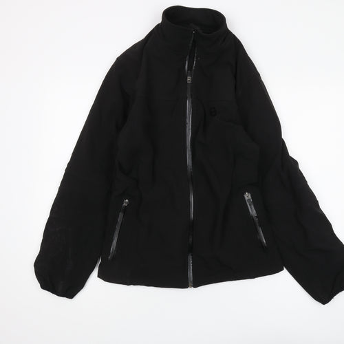 BOY-COT Men's Black Soft Shell Jacket S Regular Fit