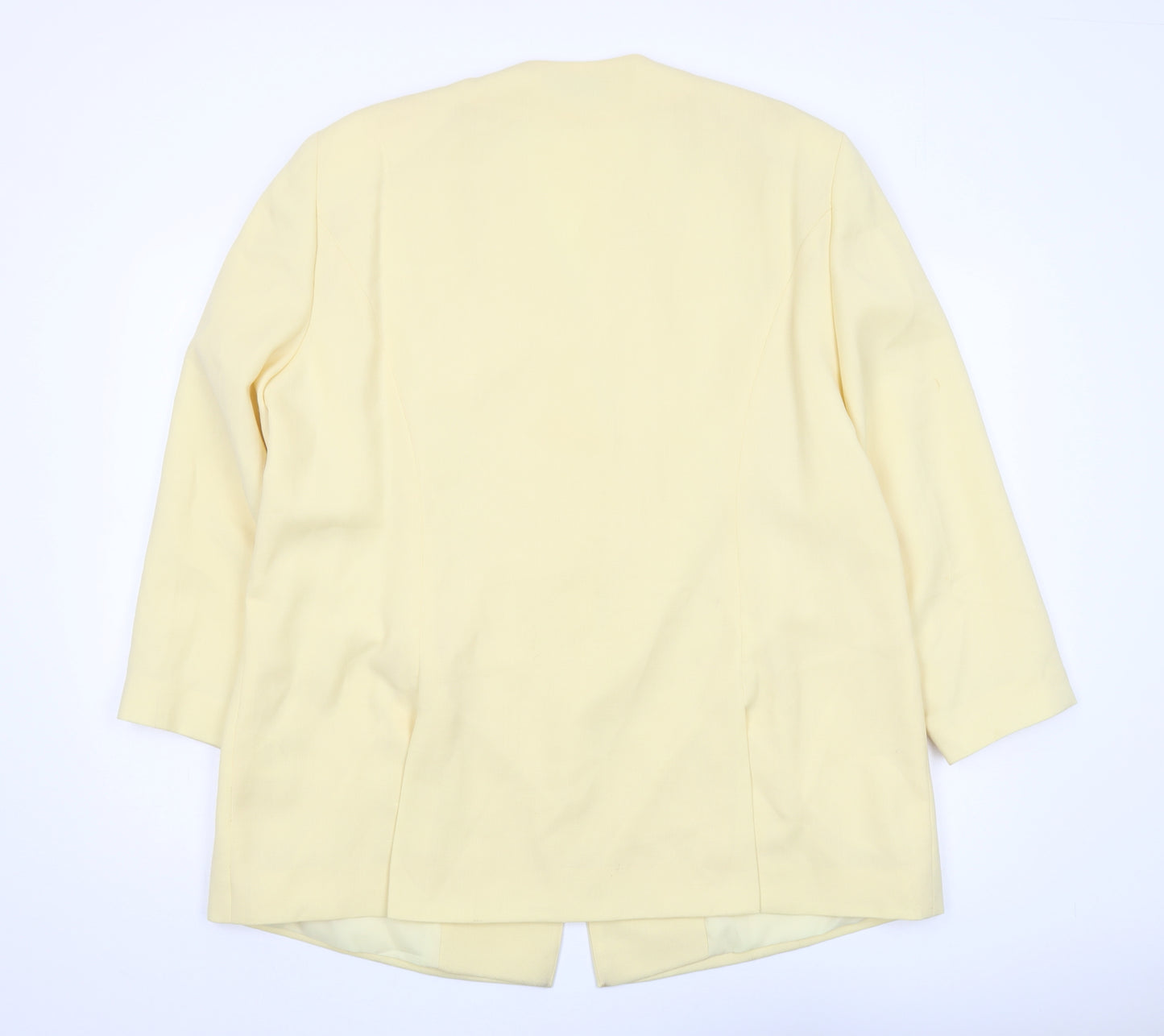 Jacques Vert Beige Plus Size Women's Blazer - Classic Fit
