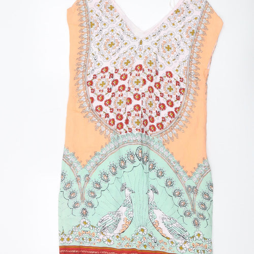 White Stuff Women's Paisley Shift Dress, Size 8, Multicoloured