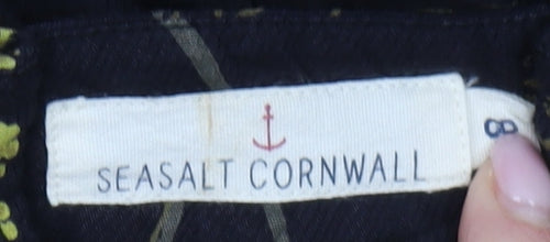 Seasalt Cornwall Women's Floral Midi Pleated Skirt UK 8